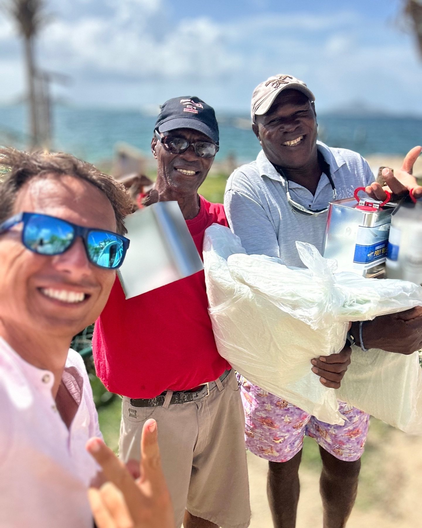 Boat repair support after Hurricane Beryl