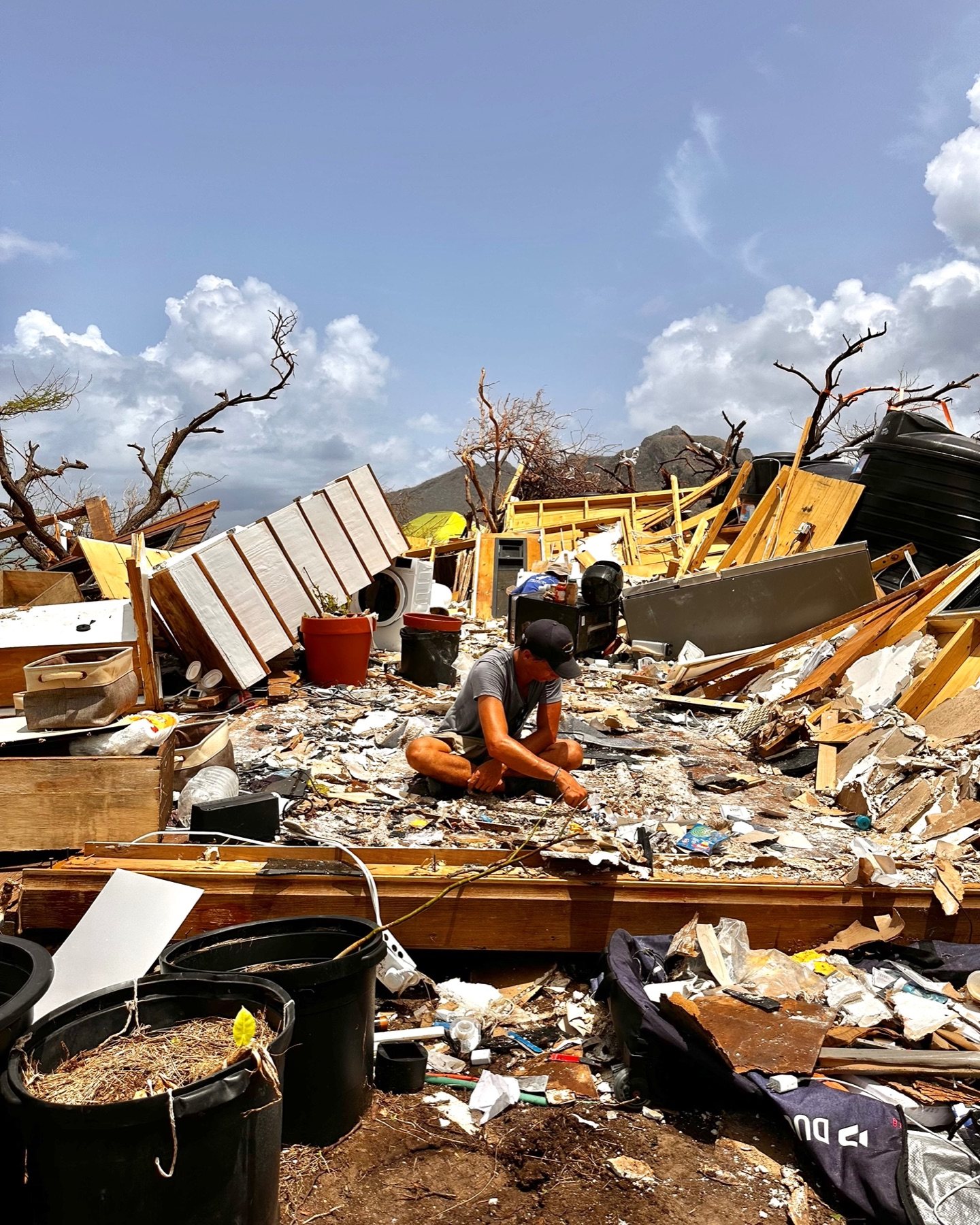 Jeremie's home destroyed after Hurricane Beryl